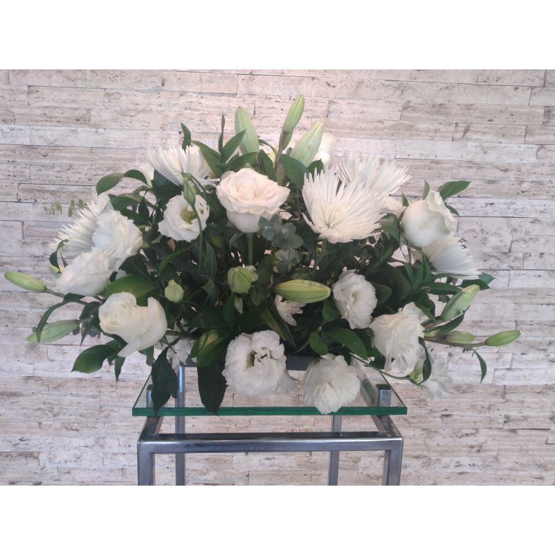 SPIDER LISIANTHUS FOLLAJE Y LILIUM 