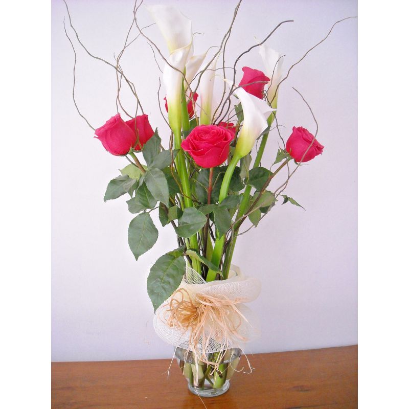 ROSAS CON CALAS Y SAUSES