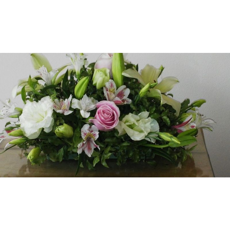 ROSA LILUM ALSTROEMELIA FOLLAJE