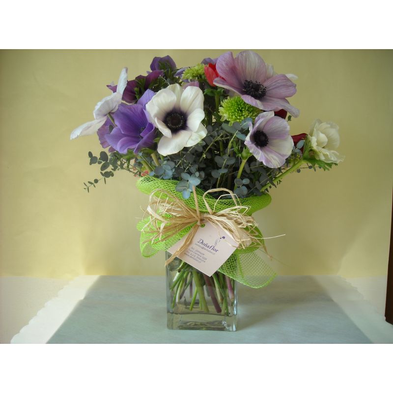 ANEMONAS MABLE Y EUCALIPTHUS