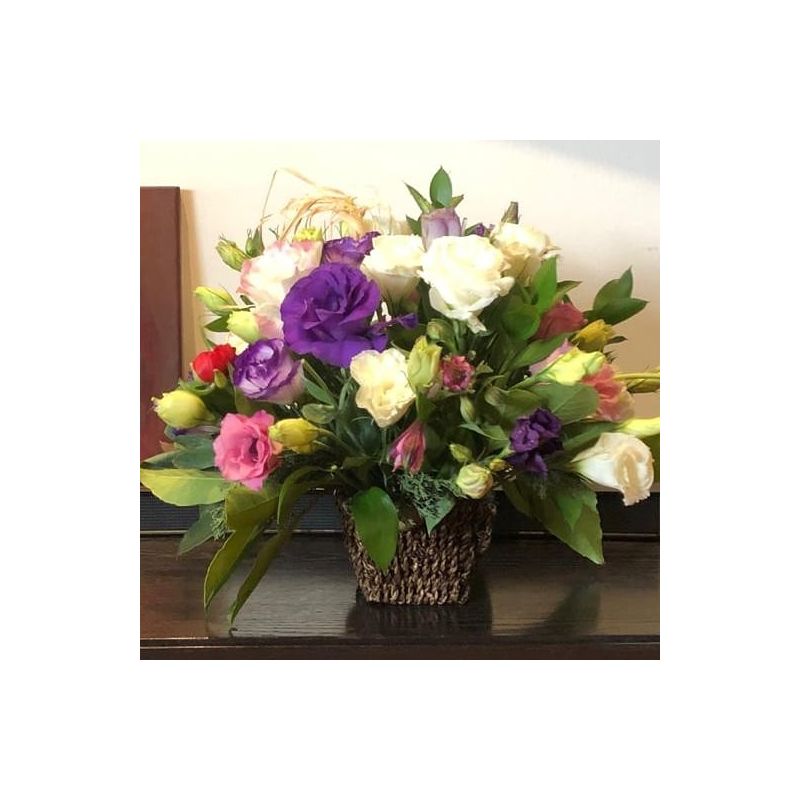 ARREGLO PEQUEÑO DE SURTIDO DE LISIANTHUS